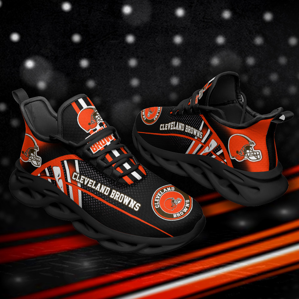 Cleveland Browns Max Soul Shoes Sneakers for Men And Women – NFL Football Fan Shoes, Team Sneakers - Image 6