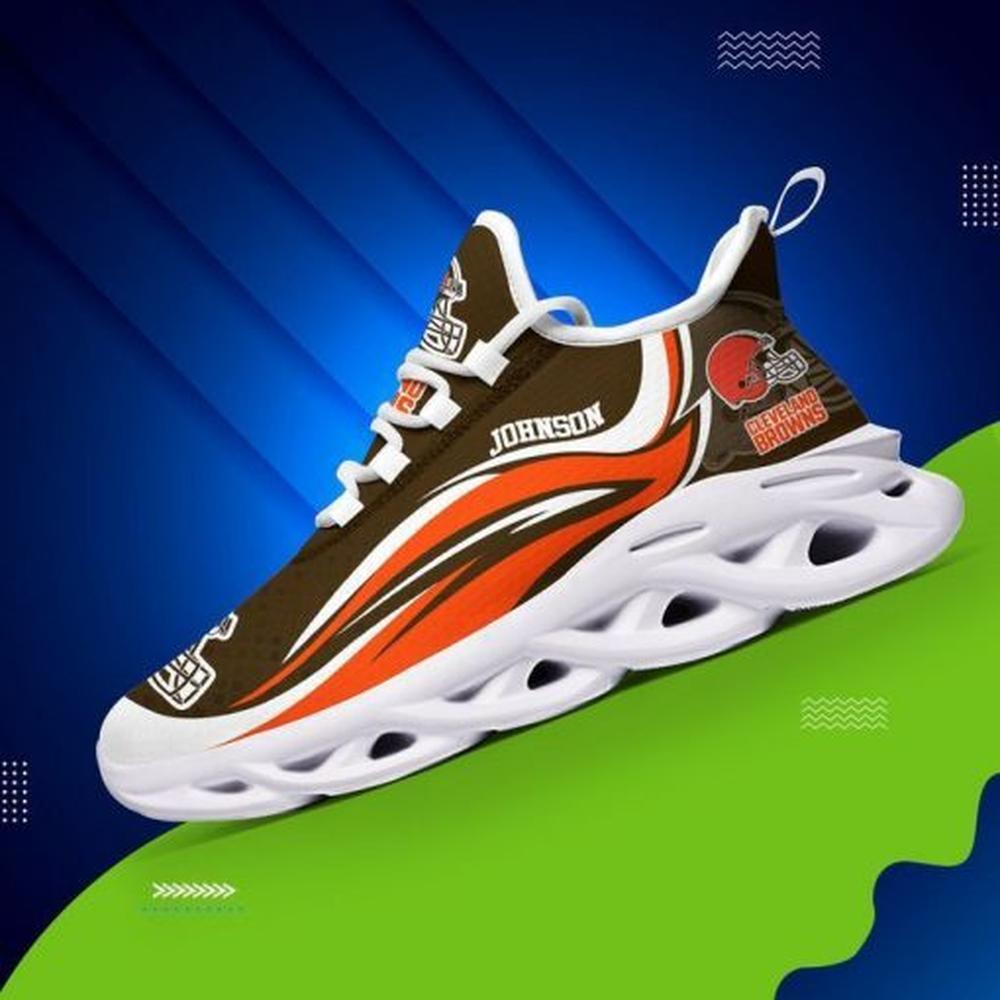 Cleveland Browns Max Soul Shoes Sneakers for Men And Women – NFL Football Fan Shoes, Team Sneakers - Image 5