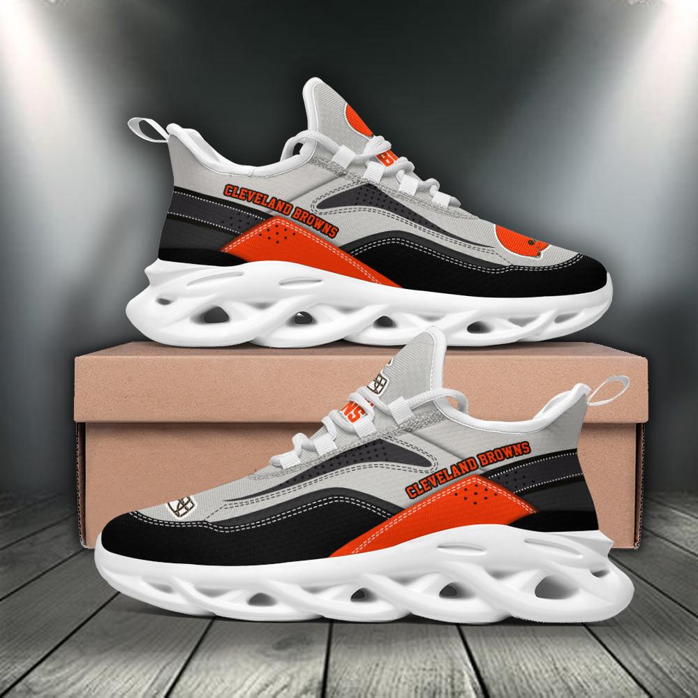 Cleveland Browns Max Soul Shoes Sneakers for Men And Women – NFL Football Fan Shoes, Team Sneakers - Image 3
