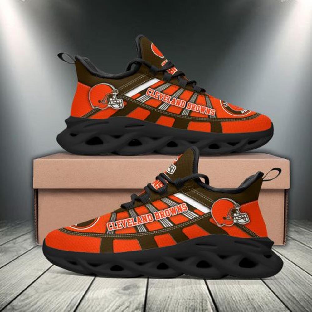 Cleveland Browns Max Soul Shoes Sneakers for Men And Women – NFL Football Fan Shoes, Team Sneakers - Image 5