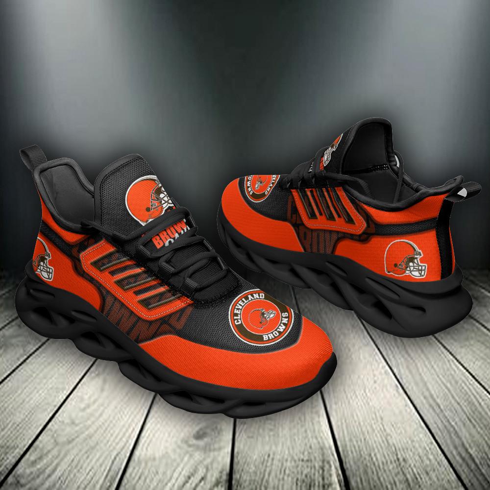 Cleveland Browns Max Soul Shoes Sneakers for Men And Women – NFL Football Fan Shoes, Team Sneakers - Image 3