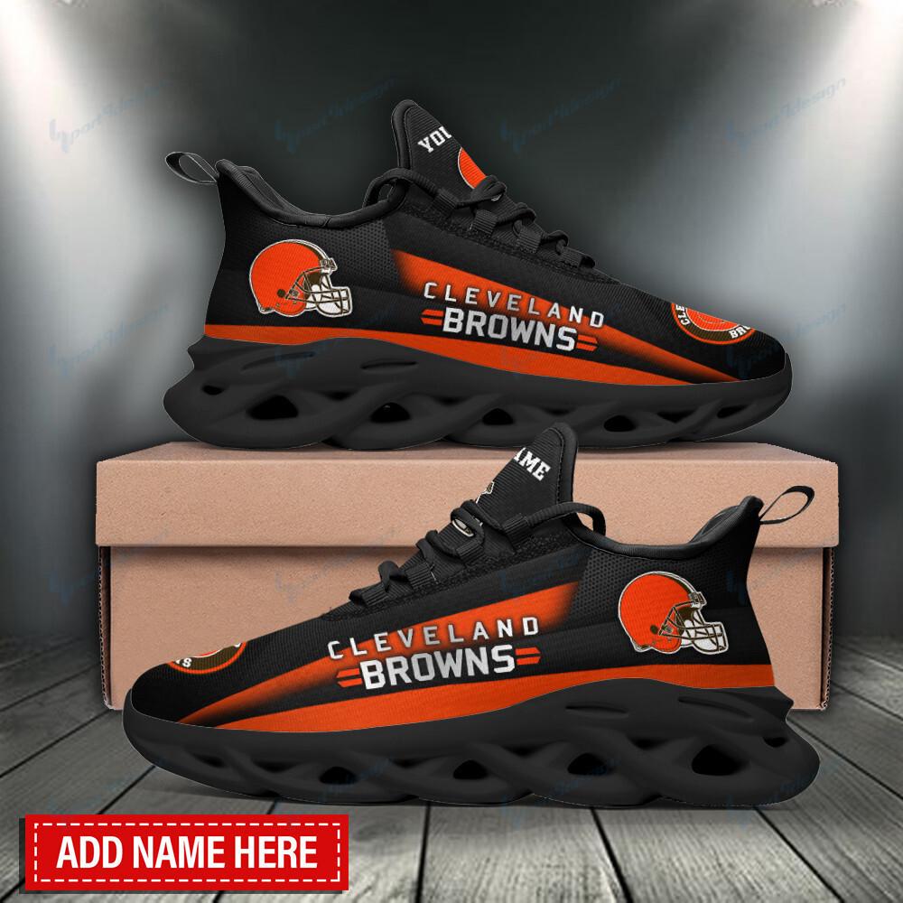 Cleveland Browns Max Soul Shoes Sneakers for Men And Women – NFL Football Fan Shoes, Team Sneakers - Image 4