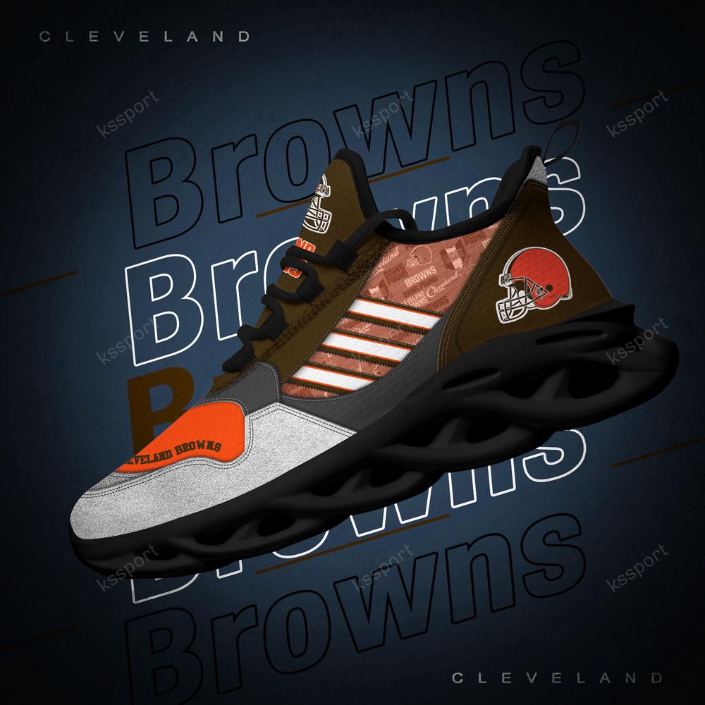 Cleveland Browns Max Soul Shoes Sneakers for Men And Women – NFL Football Fan Shoes, Team Sneakers - Image 4