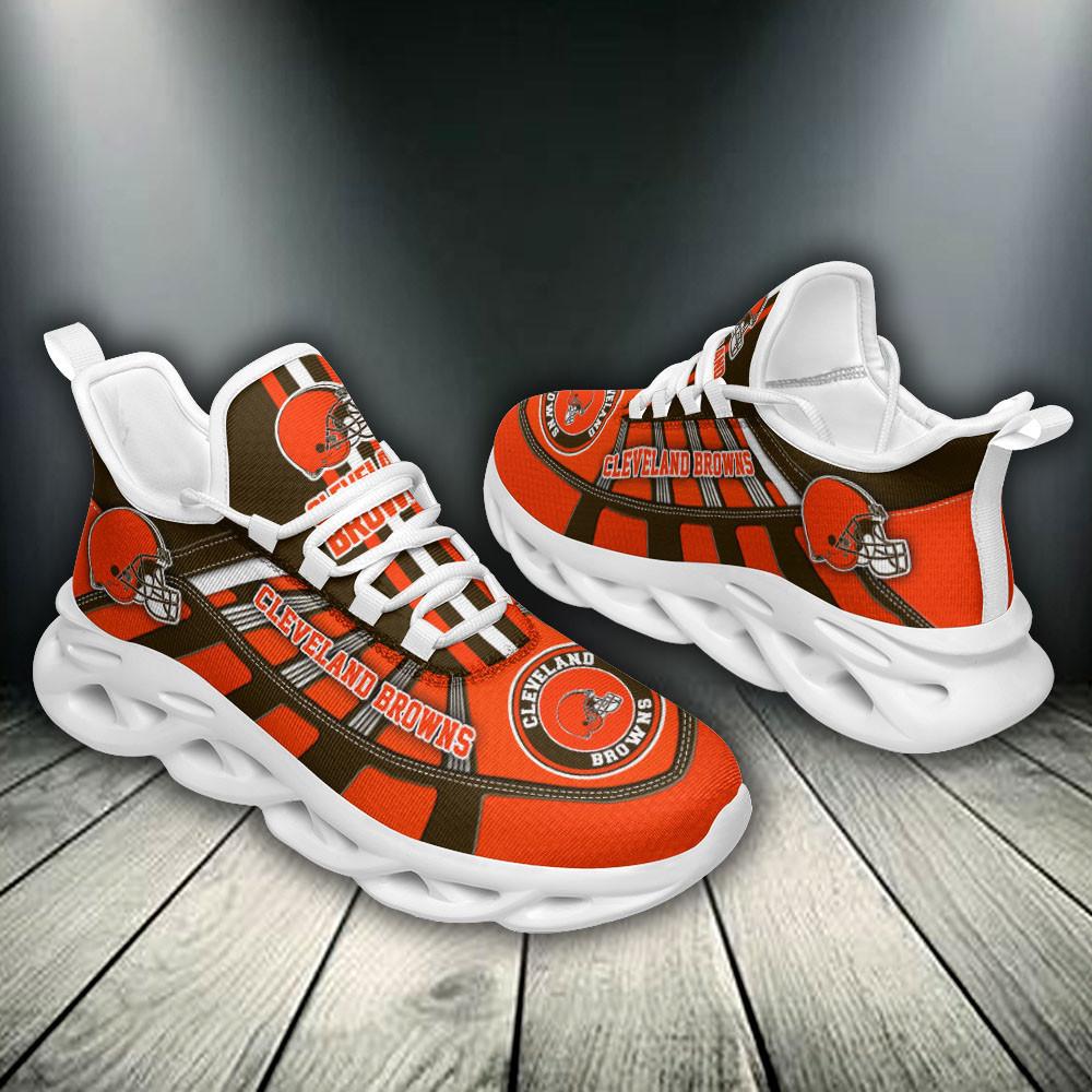 Cleveland Browns Max Soul Shoes Sneakers for Men And Women – NFL Football Fan Shoes, Team Sneakers - Image 4