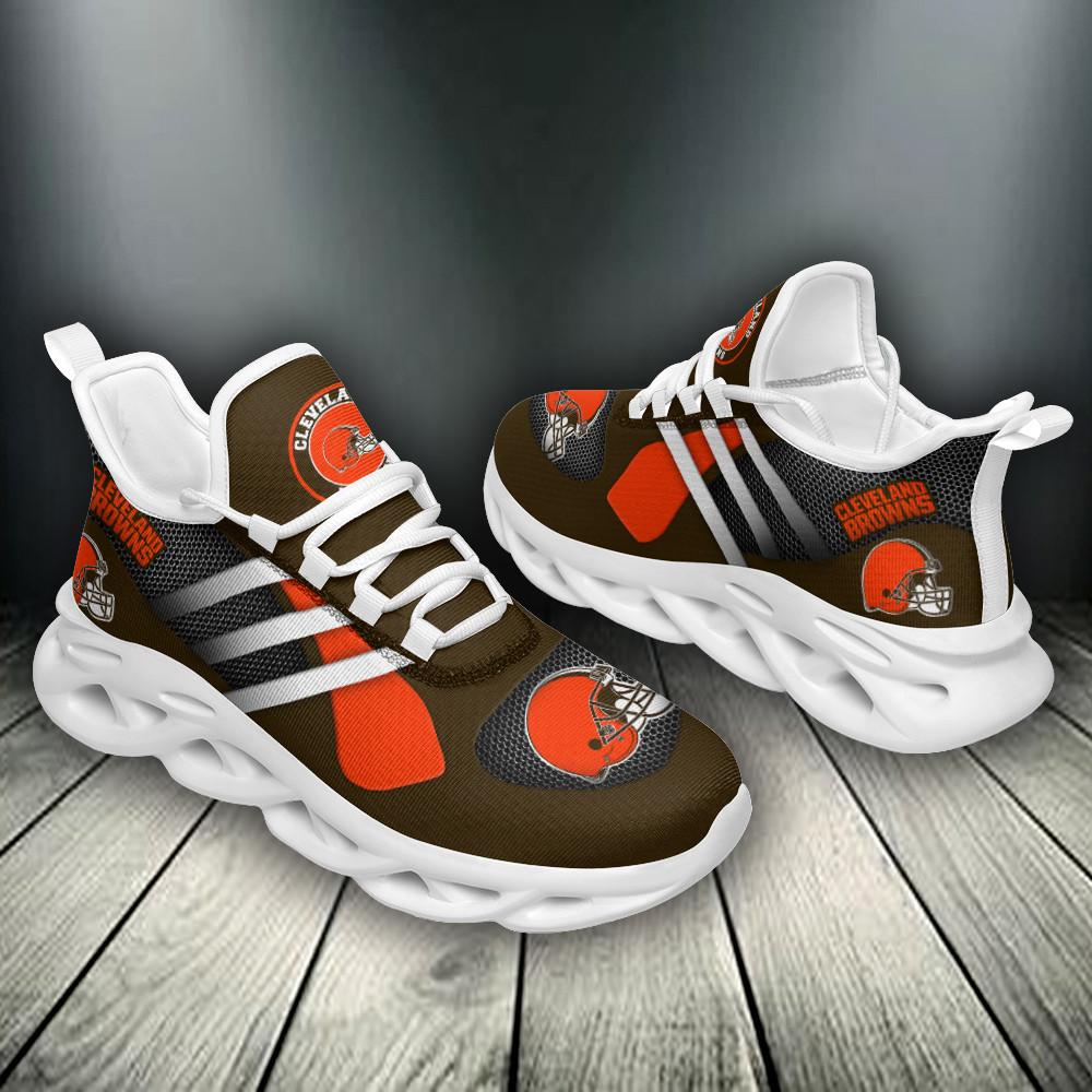 Cleveland Browns Max Soul Shoes Sneakers for Men And Women – NFL Football Fan Shoes, Team Sneakers - Image 3