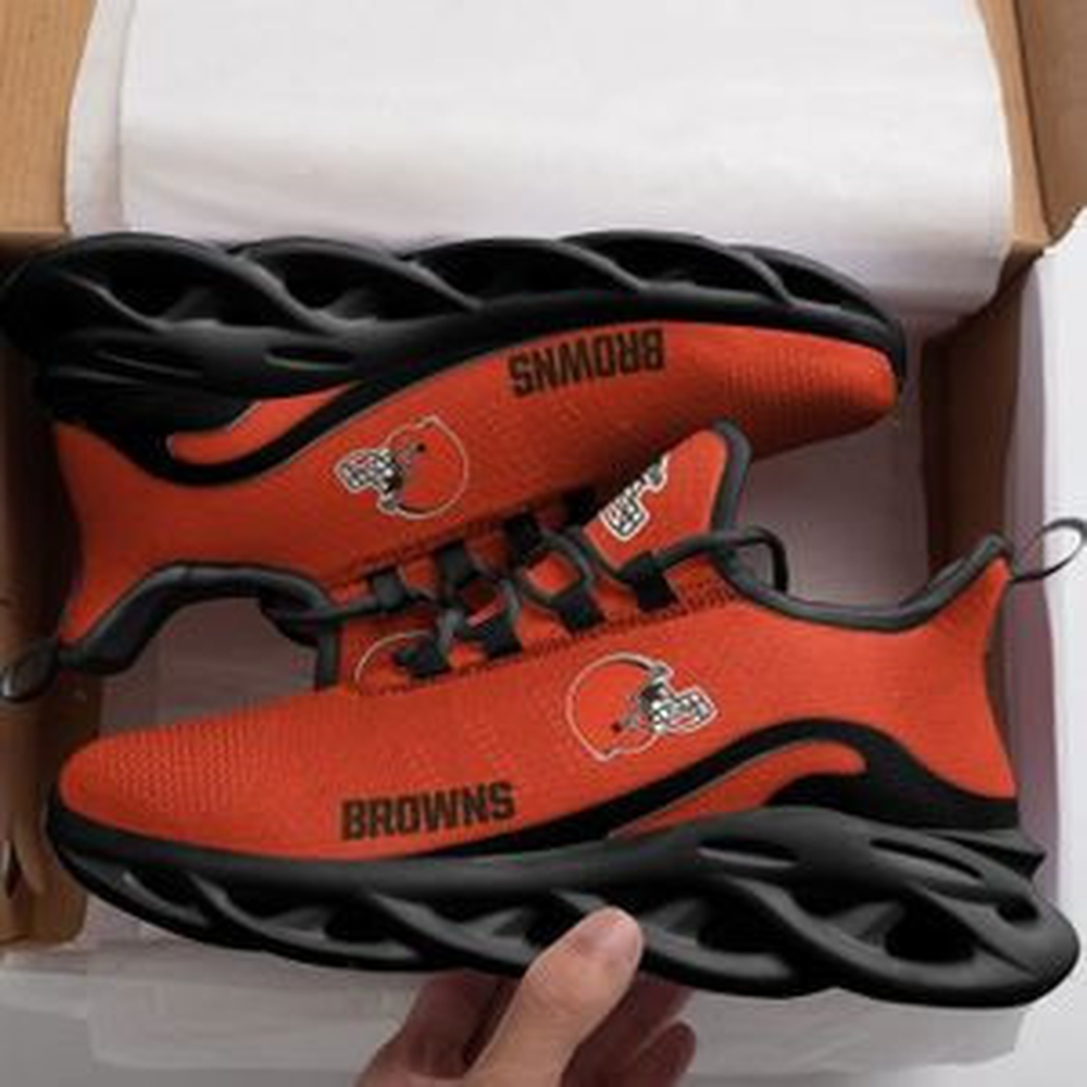 Cleveland Browns Max Soul Shoes Sneakers for Men And Women – NFL Football Fan Shoes, Team Sneakers