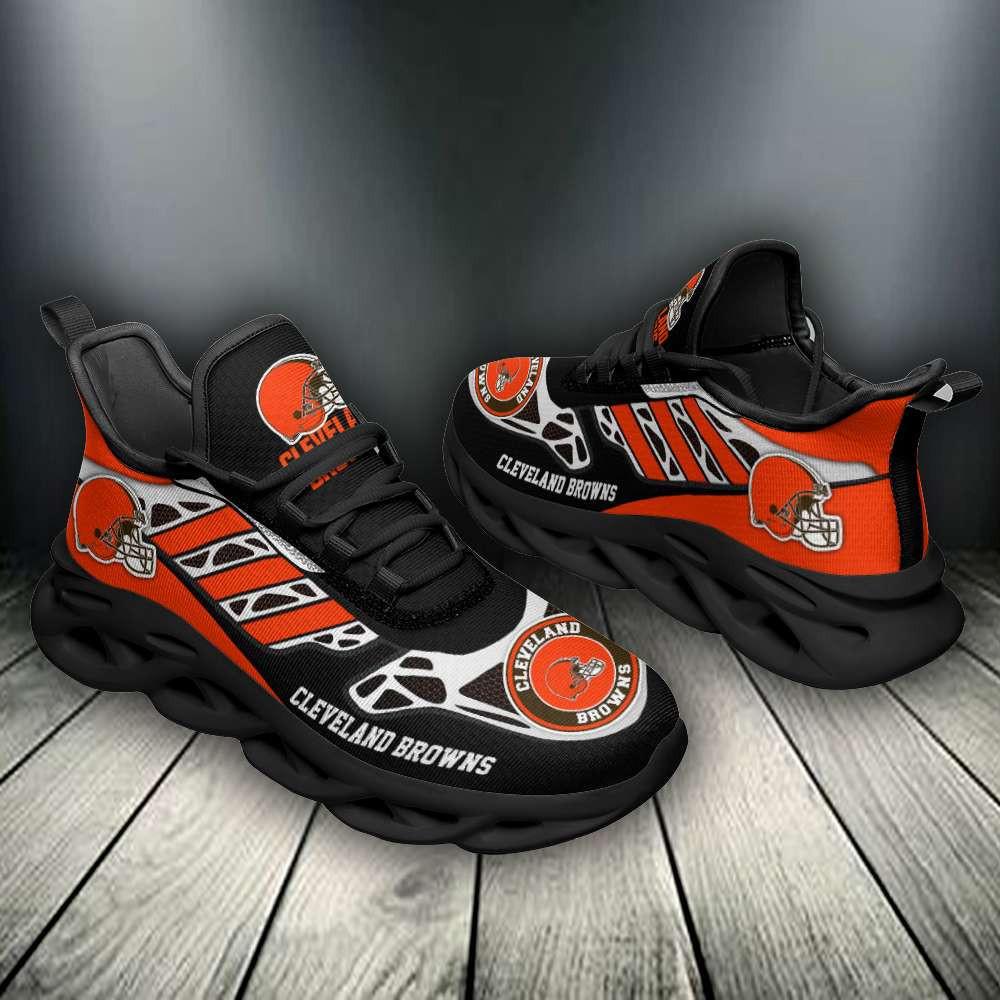 Cleveland Browns Max Soul Shoes Sneakers for Men And Women – NFL Football Fan Shoes, Team Sneakers - Image 4