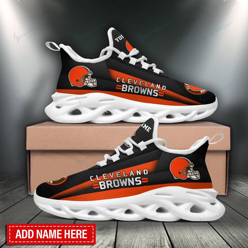 Cleveland Browns Max Soul Shoes Sneakers for Men And Women – NFL Football Fan Shoes, Team Sneakers - Image 3