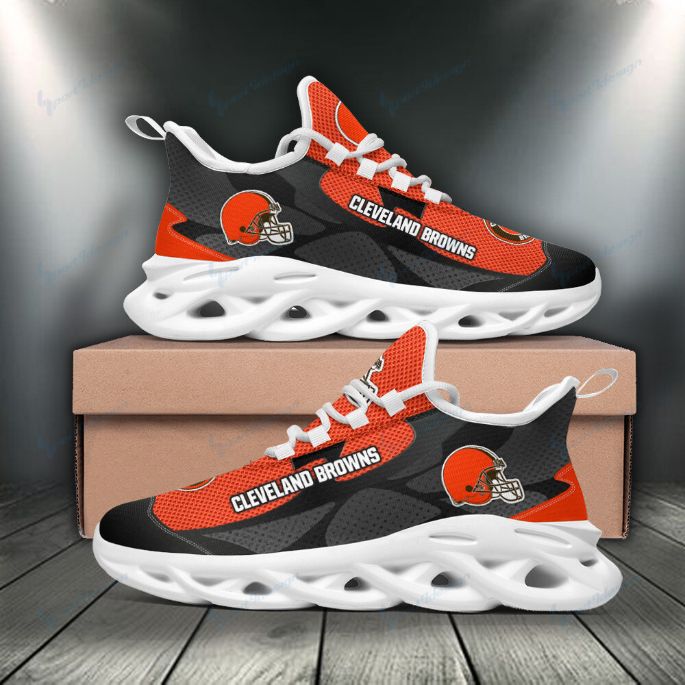 Cleveland Browns Max Soul Shoes Sneakers for Men And Women – NFL Football Fan Shoes, Team Sneakers