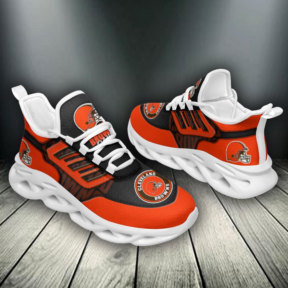 Cleveland Browns Max Soul Shoes Sneakers for Men And Women – NFL Football Fan Shoes, Team Sneakers - Image 4