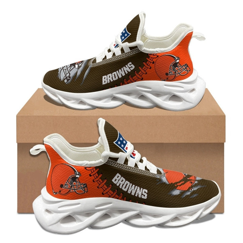 Cleveland Browns Max Soul Shoes Sneakers for Men And Women – NFL Football Fan Shoes, Team Sneakers - Image 3