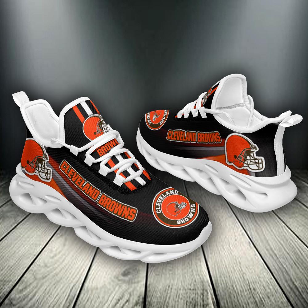 Cleveland Browns Max Soul Shoes Sneakers for Men And Women – NFL Football Fan Shoes, Team Sneakers - Image 3