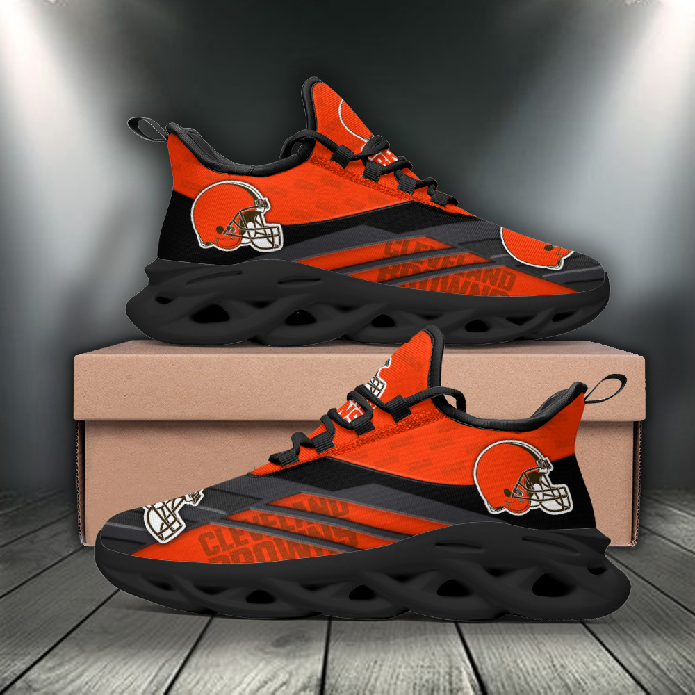 Cleveland Browns Max Soul Shoes Sneakers for Men And Women – NFL Football Fan Shoes, Team Sneakers