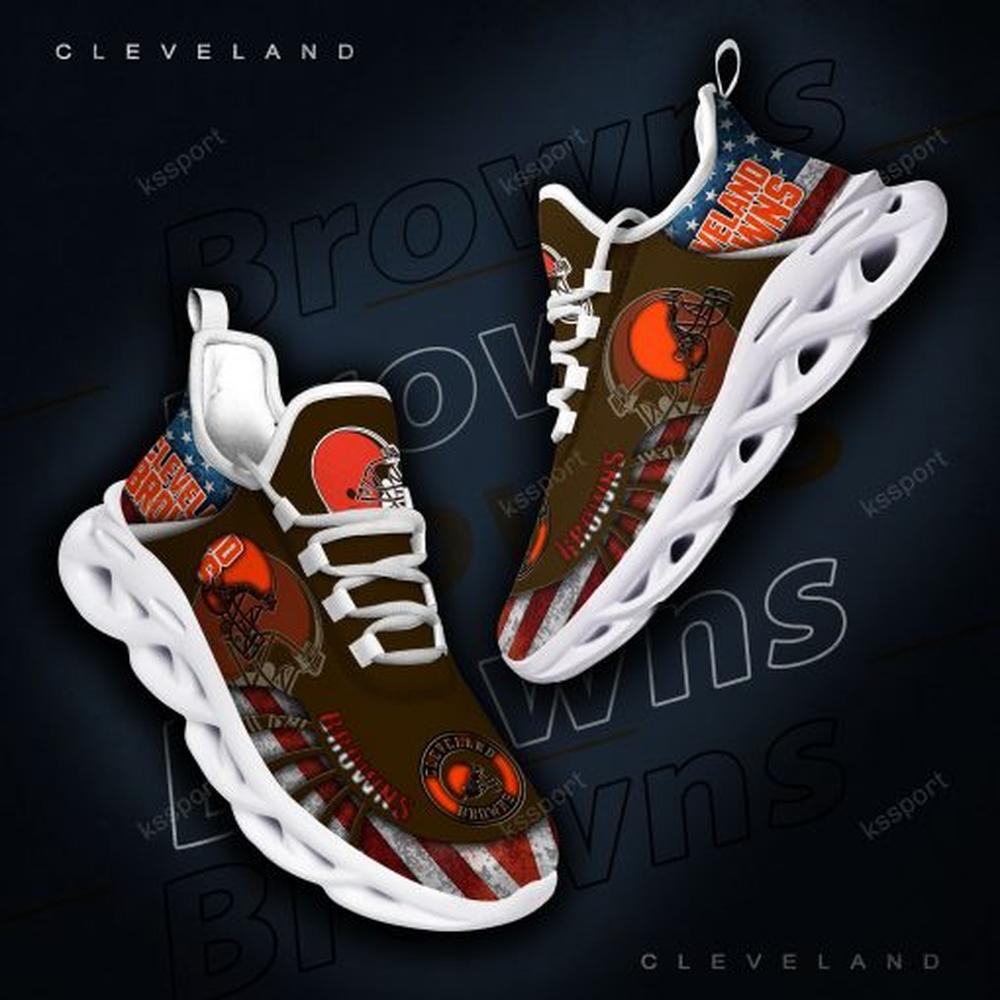 Cleveland Browns Max Soul Shoes Sneakers for Men And Women – NFL Football Fan Shoes, Team Sneakers - Image 6