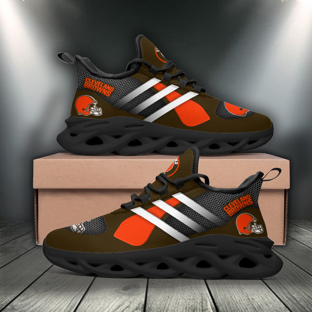 Cleveland Browns Max Soul Shoes Sneakers for Men And Women – NFL Football Fan Shoes, Team Sneakers