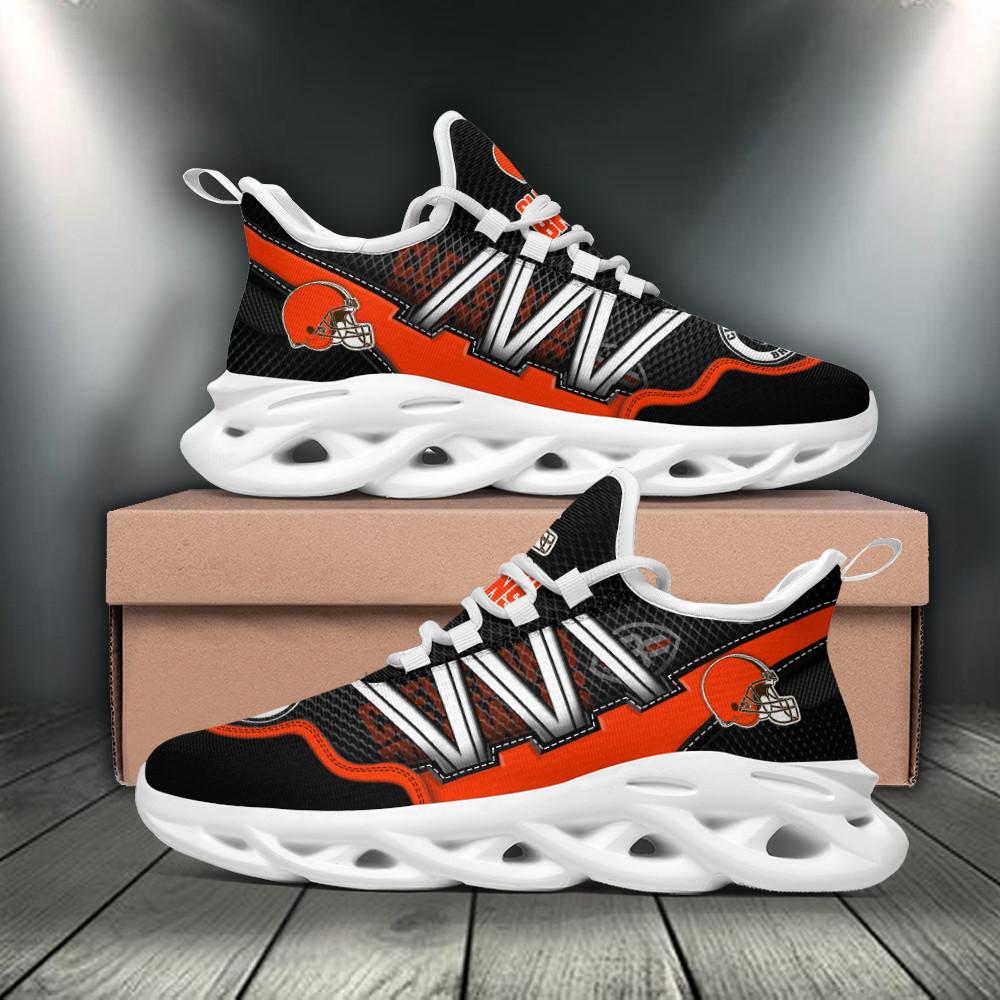 Cleveland Browns Max Soul Shoes Sneakers for Men And Women – NFL Football Fan Shoes, Team Sneakers - Image 3