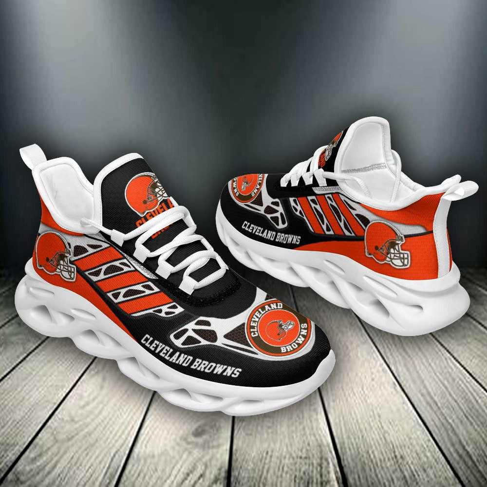 Cleveland Browns Max Soul Shoes Sneakers for Men And Women – NFL Football Fan Shoes, Team Sneakers - Image 3