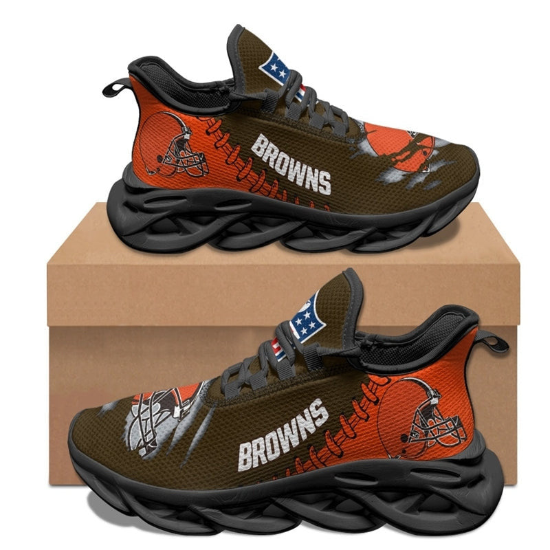Cleveland Browns Max Soul Shoes Sneakers for Men And Women – NFL Football Fan Shoes, Team Sneakers - Image 4