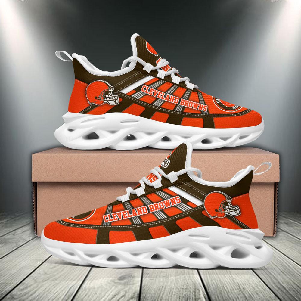 Cleveland Browns Max Soul Shoes Sneakers for Men And Women – NFL Football Fan Shoes, Team Sneakers - Image 3