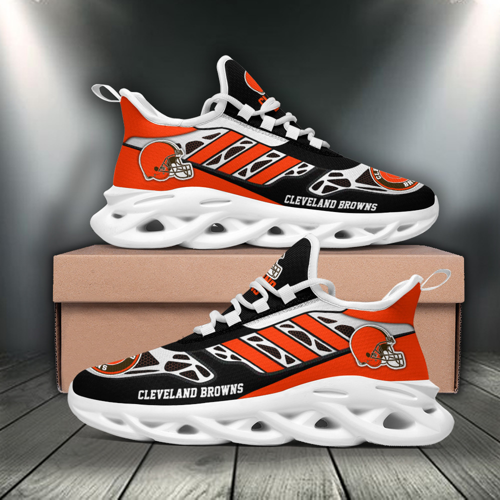 Cleveland Browns Max Soul Shoes Sneakers for Men And Women – NFL Football Fan Shoes, Team Sneakers