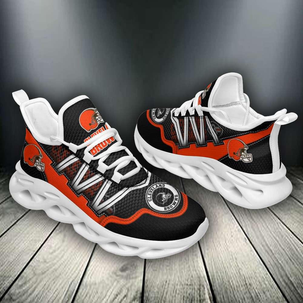 Cleveland Browns Max Soul Shoes Sneakers for Men And Women – NFL Football Fan Shoes, Team Sneakers - Image 4