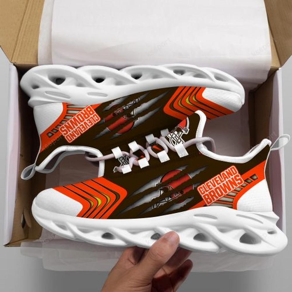 Cleveland Browns Max Soul Shoes Sneakers for Men And Women – NFL Football Fan Shoes, Team Sneakers - Image 6
