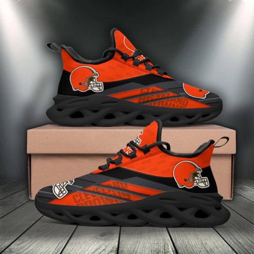 Cleveland Browns Max Soul Shoes Sneakers for Men And Women – NFL Football Fan Shoes, Team Sneakers - Image 5
