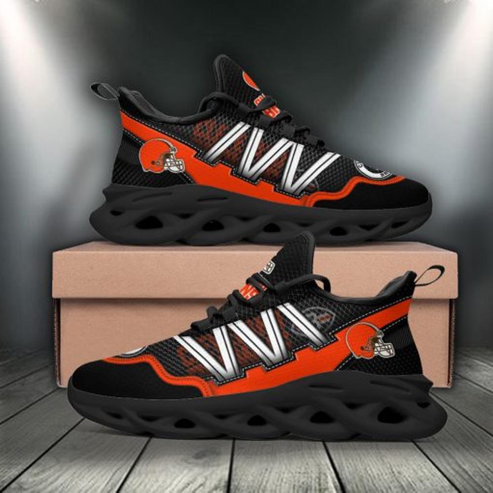 Cleveland Browns Max Soul Shoes Sneakers for Men And Women – NFL Football Fan Shoes, Team Sneakers - Image 5