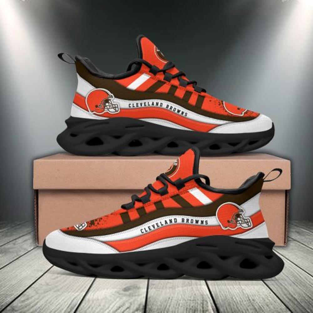 Cleveland Browns Max Soul Shoes Sneakers for Men And Women – NFL Football Fan Shoes, Team Sneakers - Image 5