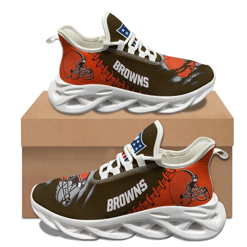 Cleveland Browns Max Soul Shoes Sneakers for Men And Women – NFL Football Fan Shoes, Team Sneakers