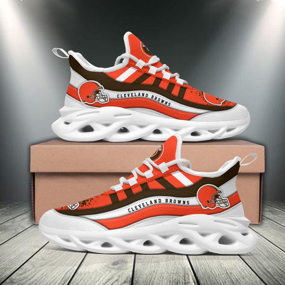 Cleveland Browns Max Soul Shoes Sneakers for Men And Women – NFL Football Fan Shoes, Team Sneakers - Image 3