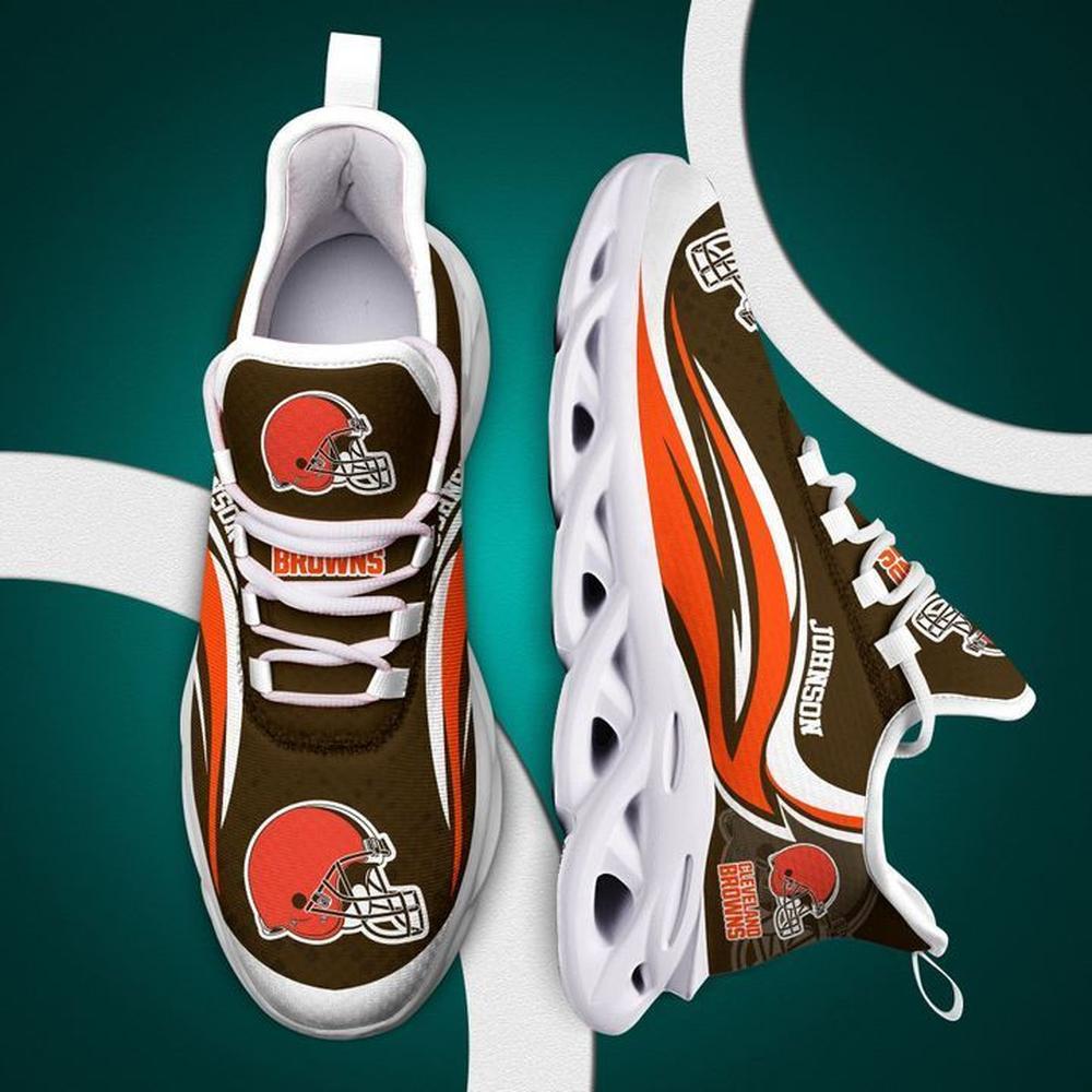 Cleveland Browns Max Soul Shoes Sneakers for Men And Women – NFL Football Fan Shoes, Team Sneakers - Image 4