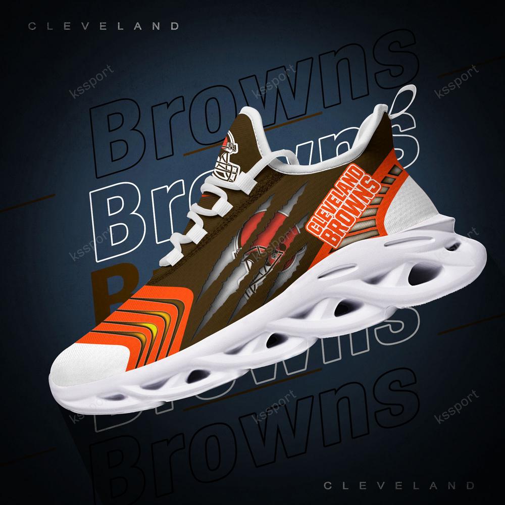 Cleveland Browns Max Soul Shoes Sneakers for Men And Women – NFL Football Fan Shoes, Team Sneakers - Image 5