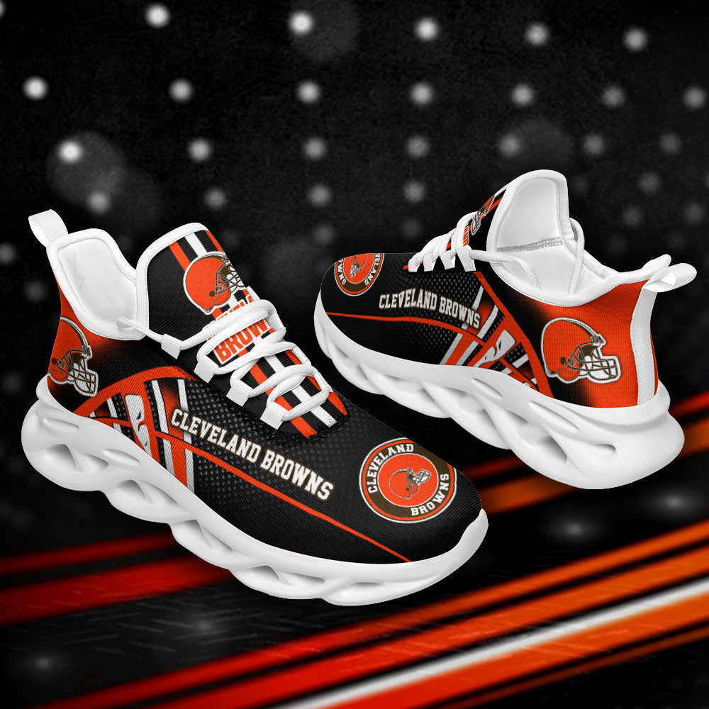 Cleveland Browns NFL Max Soul Shoes Sneakers for Men And Women – NFL Football Fan Shoes, Team Sneakers - Image 4