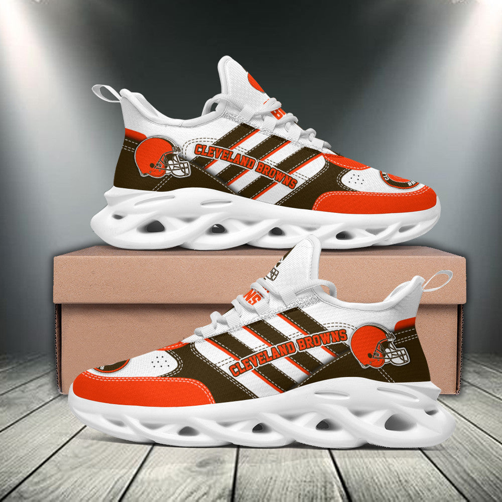 Cleveland Browns NFL Max Soul Shoes Sneakers for Men And Women – NFL Football Fan Shoes, Team Sneakers - Image 3