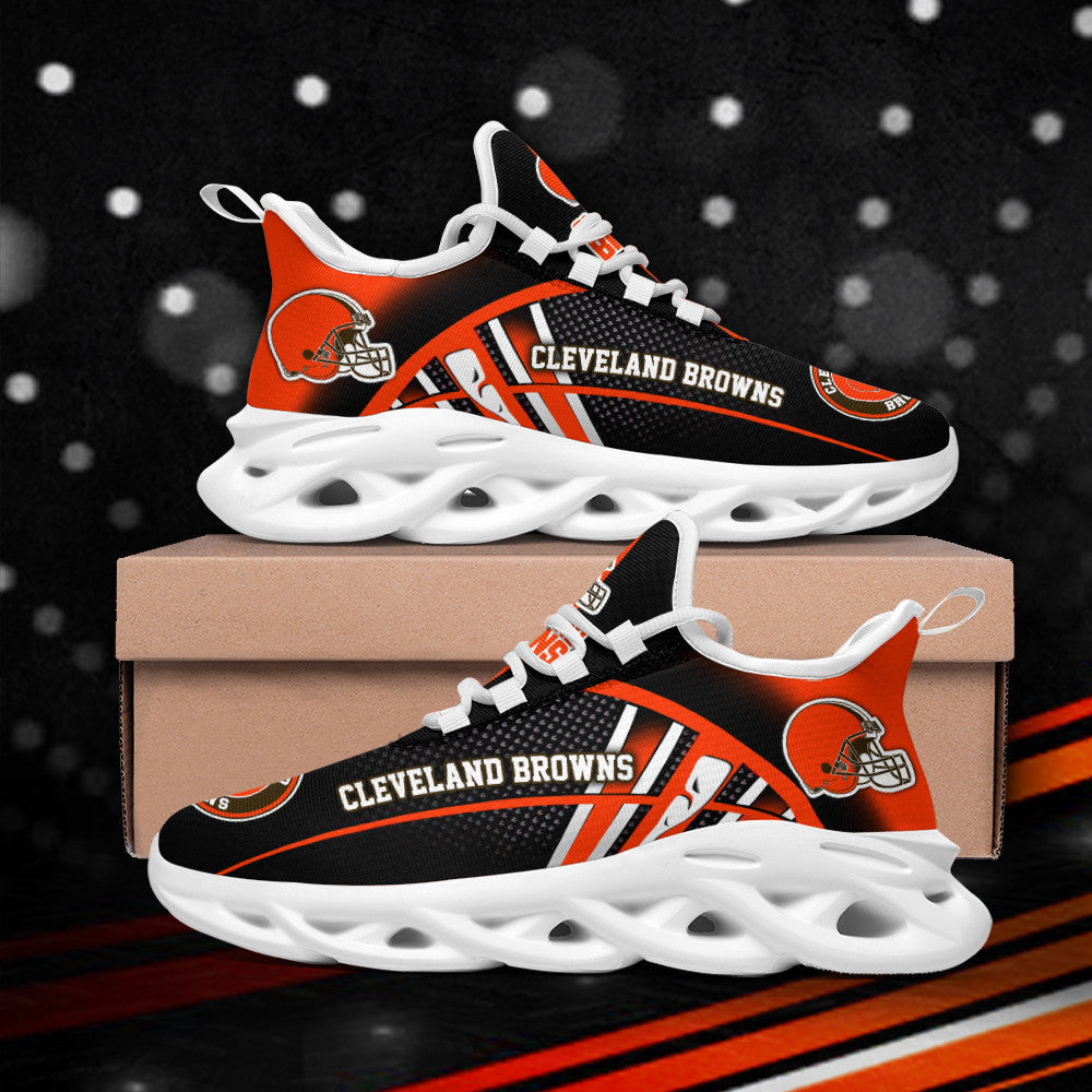 Cleveland Browns NFL Max Soul Shoes Sneakers for Men And Women – NFL Football Fan Shoes, Team Sneakers - Image 3