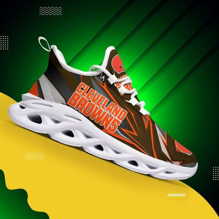 Cleveland Browns NFL Max Soul Shoes Sneakers for Men And Women – NFL Football Fan Shoes, Team Sneakers