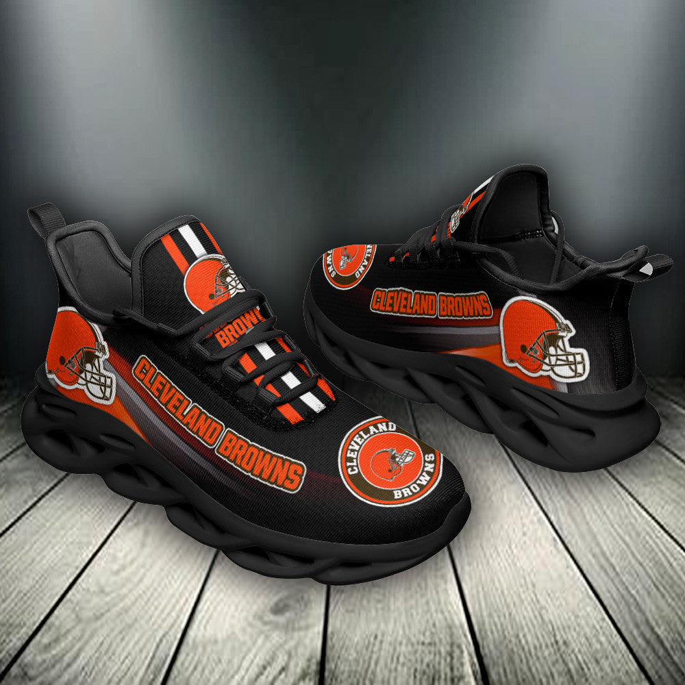 Cleveland Browns NFL Max Soul Shoes Sneakers for Men And Women – NFL Football Fan Shoes, Team Sneakers - Image 4