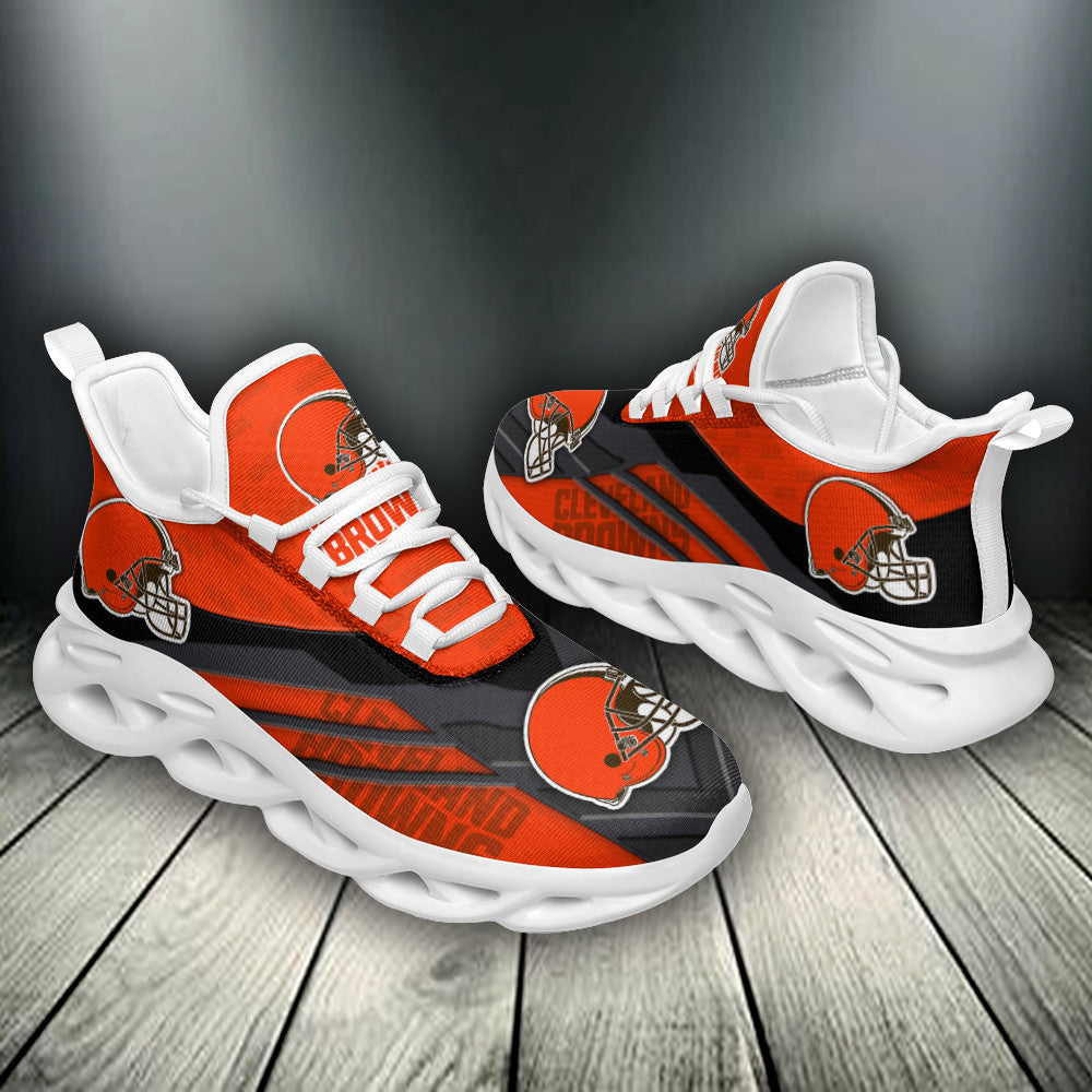 Cleveland Browns NFL Max Soul Shoes Sneakers for Men And Women – NFL Football Fan Shoes, Team Sneakers - Image 4