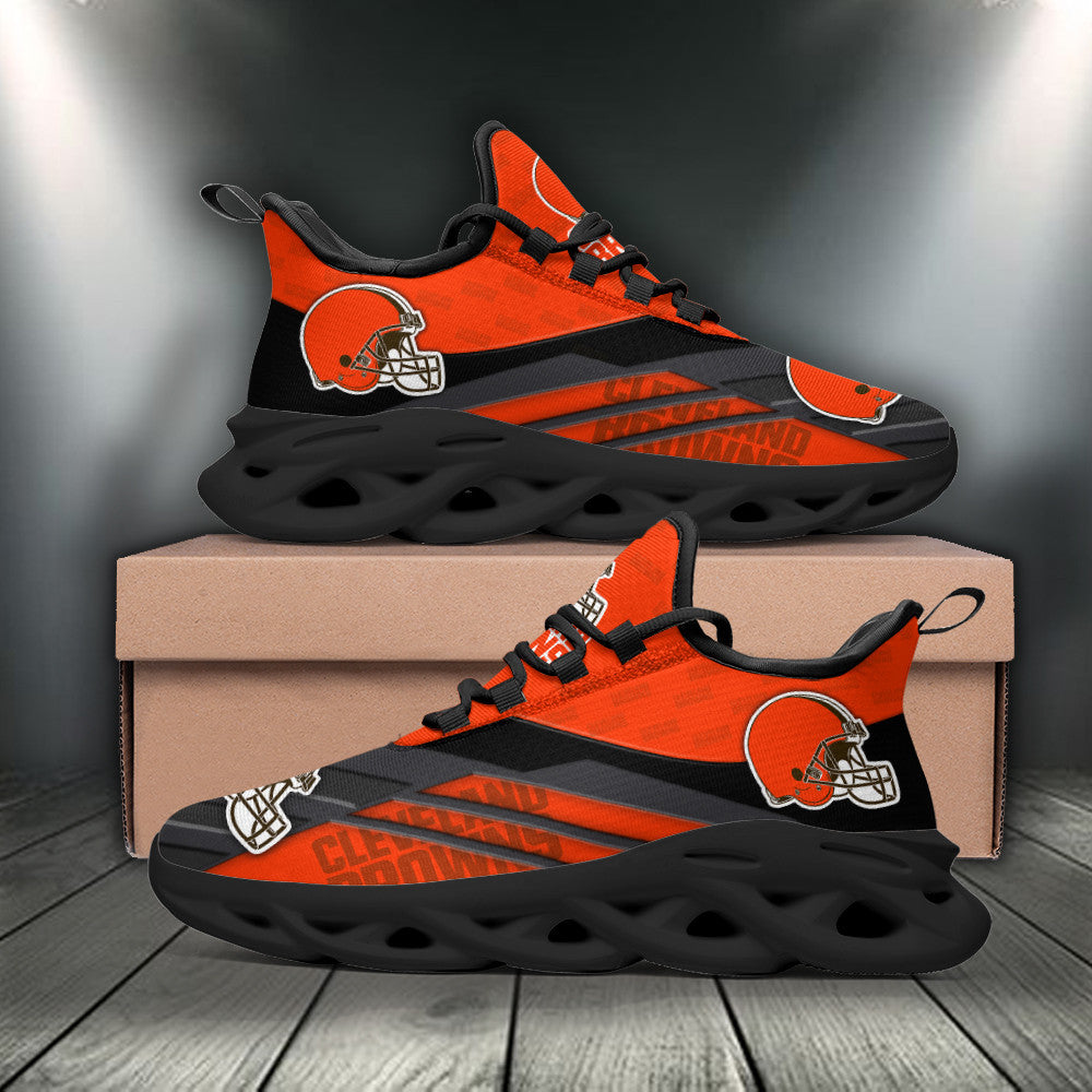 Cleveland Browns NFL Max Soul Shoes Sneakers for Men And Women – NFL Football Fan Shoes, Team Sneakers