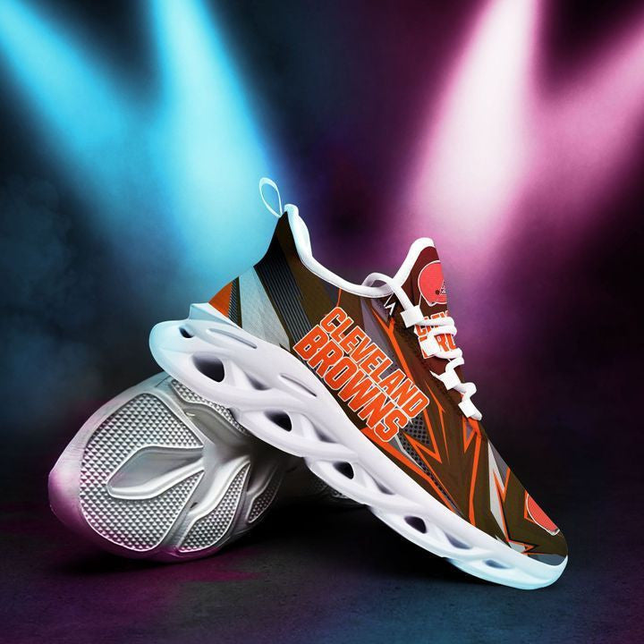 Cleveland Browns NFL Max Soul Shoes Sneakers for Men And Women – NFL Football Fan Shoes, Team Sneakers - Image 3