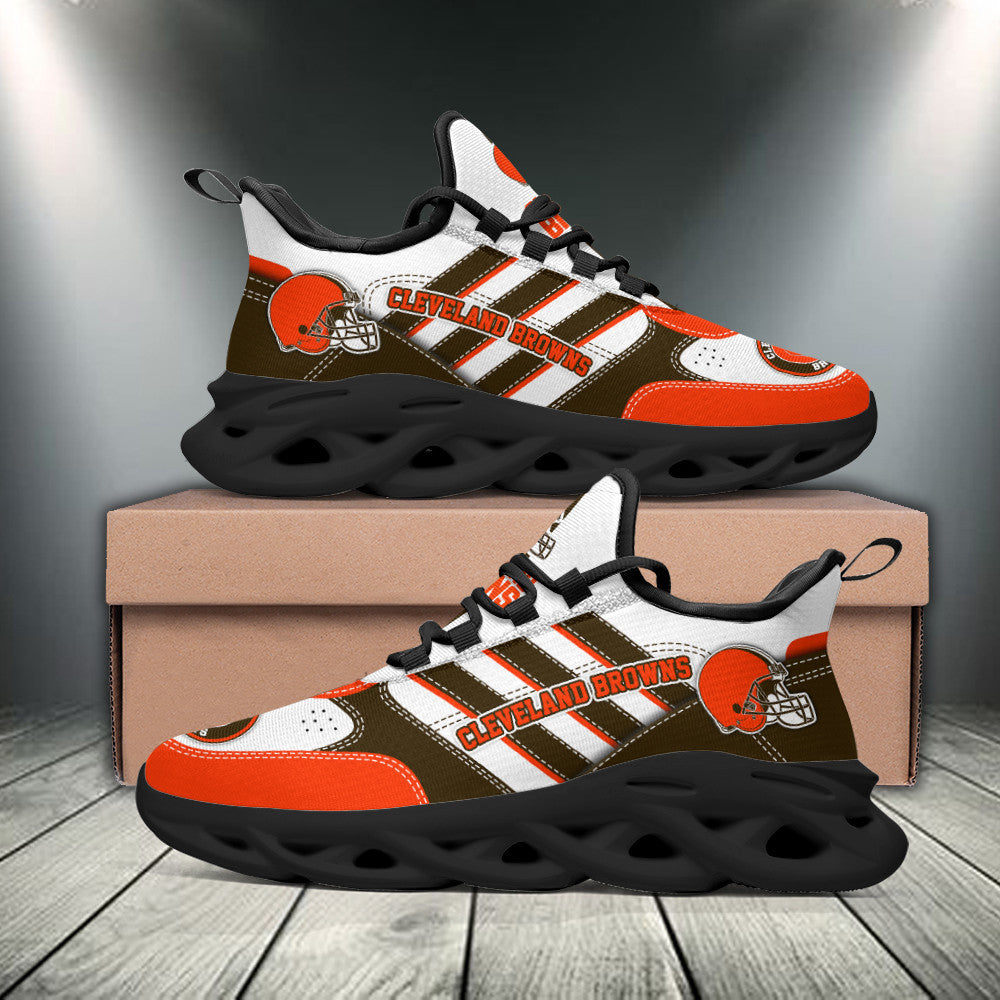 Cleveland Browns NFL Max Soul Shoes Sneakers for Men And Women – NFL Football Fan Shoes, Team Sneakers