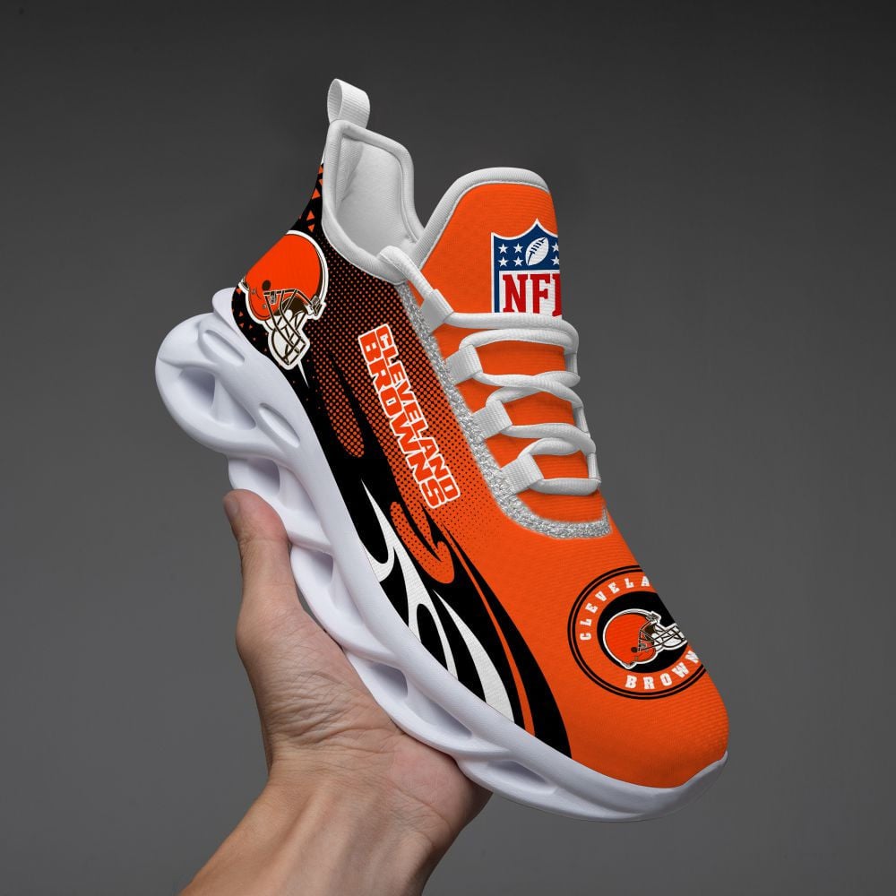 Cleveland Browns NFL Max Soul Shoes Sneakers for Men And Women – NFL Football Fan Shoes, Team Sneakers - Image 4