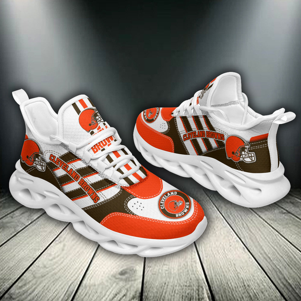 Cleveland Browns NFL Max Soul Shoes Sneakers for Men And Women – NFL Football Fan Shoes, Team Sneakers - Image 4