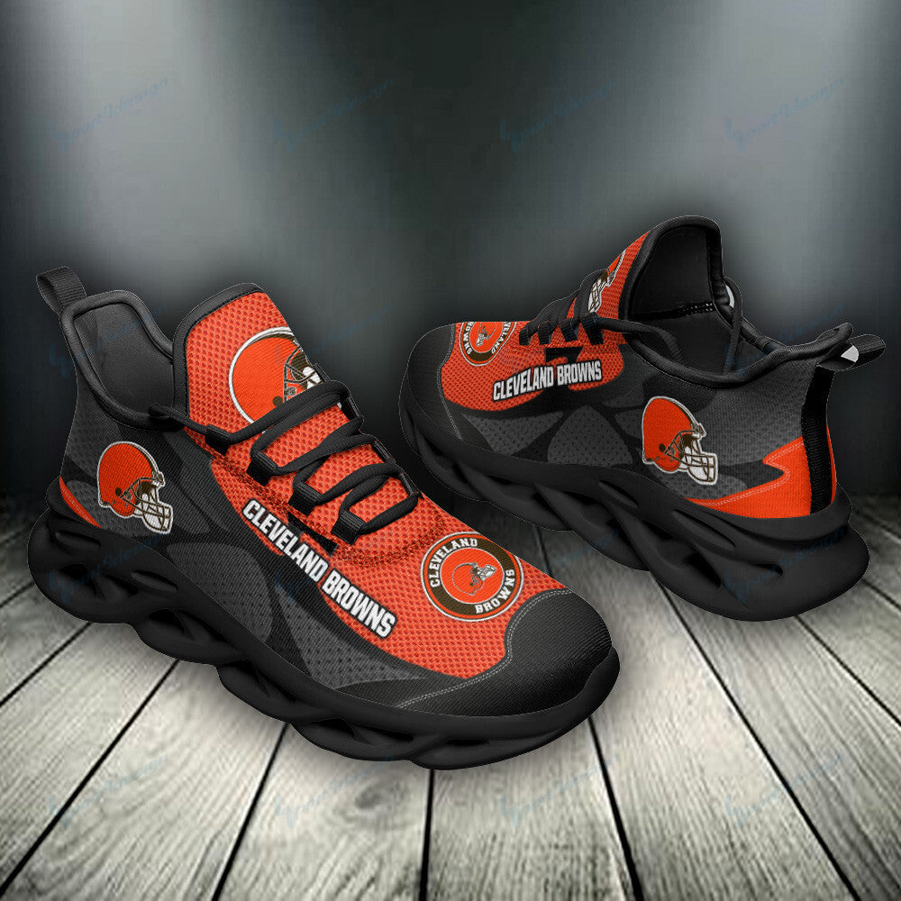 Cleveland Browns NFL Max Soul Shoes Sneakers for Men And Women – NFL Football Fan Shoes, Team Sneakers - Image 4