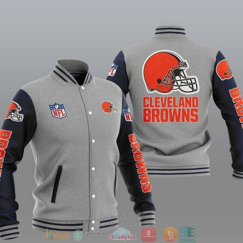 Cleveland Browns Varsity Baseball Jacket for Men & Women | NFL Team Fan Gift