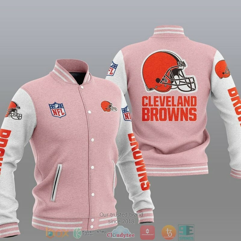 Cleveland Browns Varsity Baseball Jacket for Men & Women | NFL Team Fan Gift