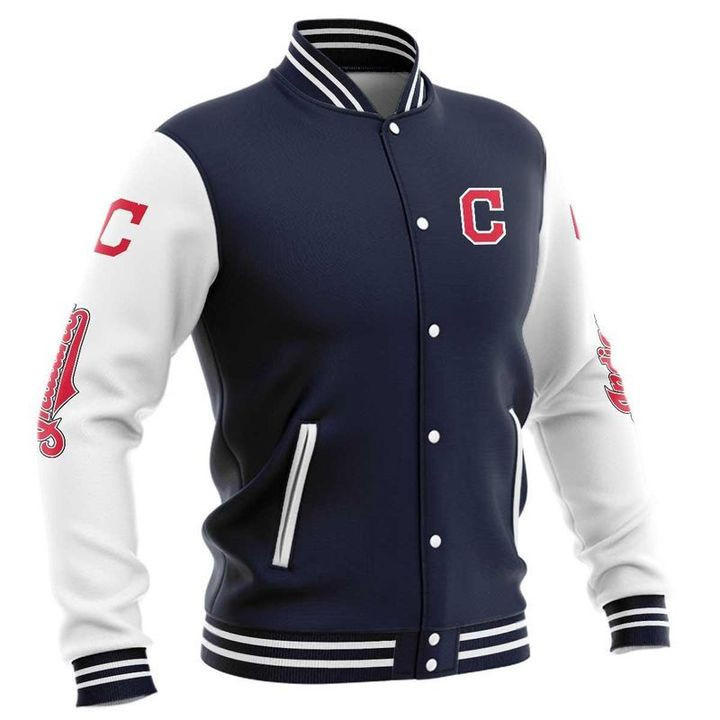 Cleveland Indians Varsity Baseball Jacket for Men & Women | MLB Team Fan Gift