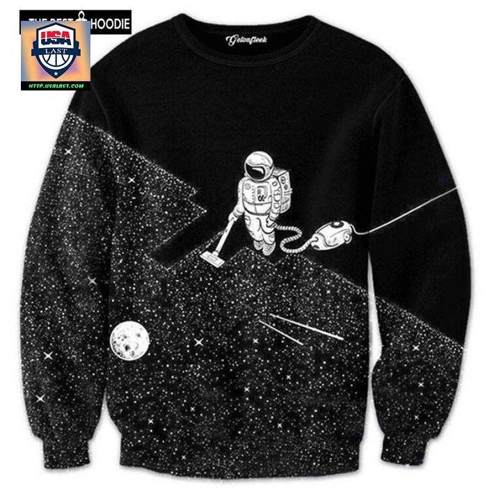 Cloudstyle 2017 Hoodies Men Fashion Sweater 3D Printed Hoodie Astronauts Print Harajuku Style Streetwear