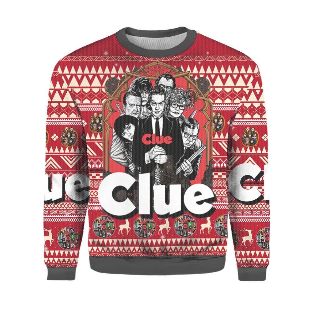 Clue Movie Ugly Christmnas Sweater